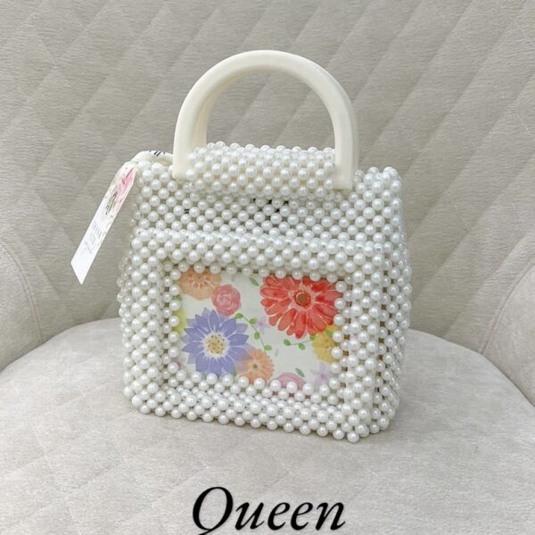 A Pearly Touch with Elegant Floral Details